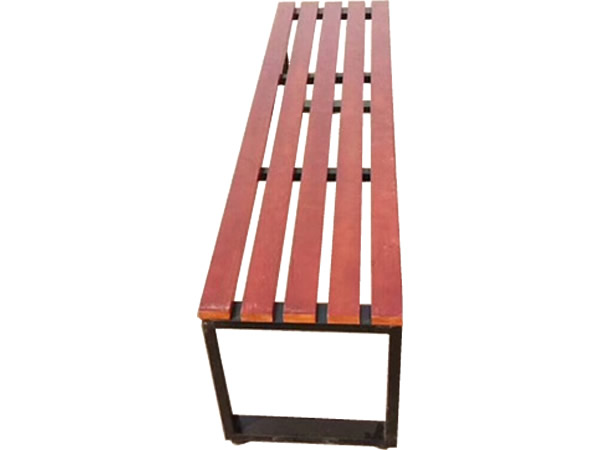 今年会长形休闲椅（红）  室外